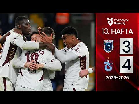 Başakşehir (3-4) Trabzonspor | MAÇ ÖZETİ | 13. Hafta - 2025/2026