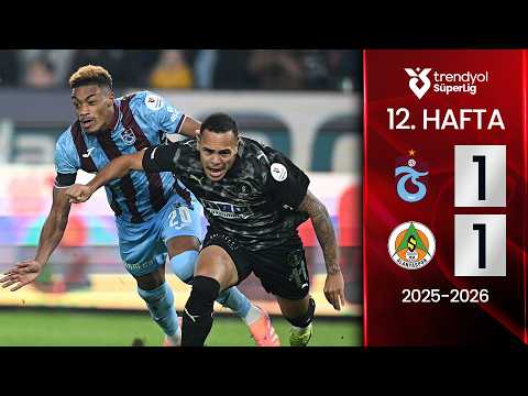Trabzonspor (1-1) Alanyaspor | MAÇ ÖZETİ | 12. Hafta - 2025/2026