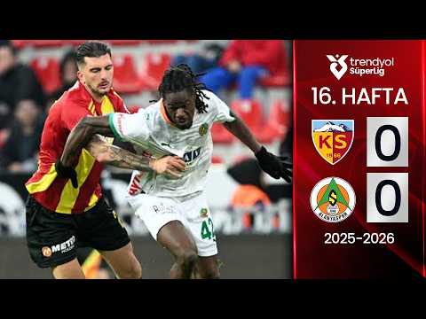 Kayserispor (0-0) Alanyaspor | MAÇ ÖZETİ | 16. Hafta - 2025/2026
