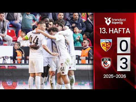 Kayserispor (0-3) Gaziantep FK | MAÇ ÖZETİ | 13. Hafta - 2025/2026