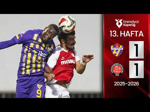 Eyüpspor (1-1) Fatih Karagümrük | MAÇ ÖZETİ | 13. Hafta - 2025/2026