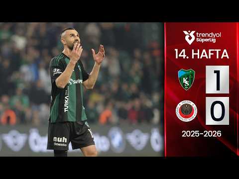 Kocaelispor (1-0) Gençlerbirliği | MAÇ ÖZETİ | 14. Hafta - 2025/2026
