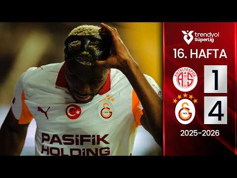 Antalyaspor (1-4) Galatasaray | MAÇ ÖZETİ | 16. Hafta - 2025/2026