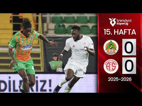 Alanyaspor (0-0) Antalyaspor | MAÇ ÖZETİ | 15. Hafta - 2025/2026
