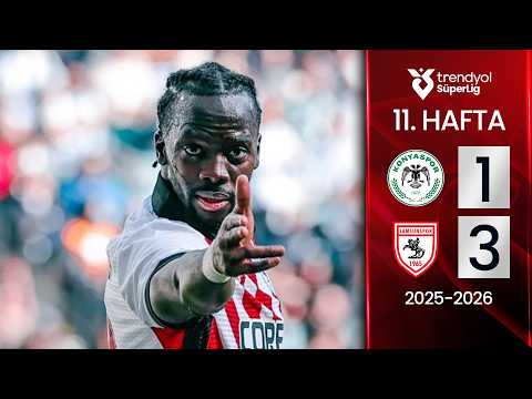 Konyaspor (1-3) Samsunspor | MAÇ ÖZETİ | 11. Hafta - 2025/2026