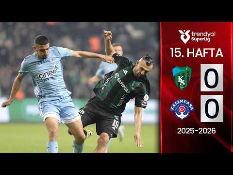 Kocaelispor (0-0) Kasımpaşa | MAÇ ÖZETİ | 15. Hafta - 2025/2026