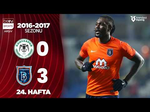 Konyaspor (0-3) Başakşehir | MAÇ ÖZETİ | 24. Hafta - 2016/2017