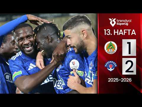 Alanyaspor (1-2) Kasımpaşa | MAÇ ÖZETİ | 13. Hafta - 2025/2026