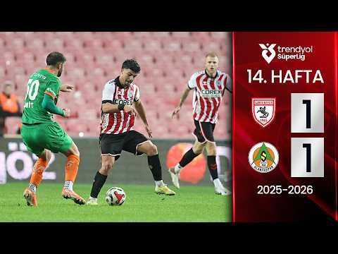 Samsunspor (1-1) Alanyaspor | MAÇ ÖZETİ | 14. Hafta - 2025/2026