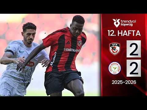 Gaziantep FK (2-2) Çaykur Rizespor | MAÇ ÖZETİ | 12. Hafta - 2025/2026