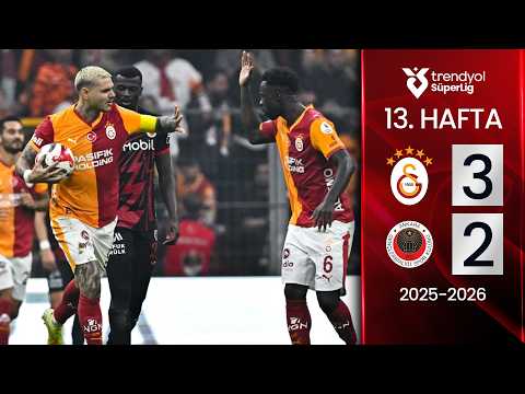 Galatasaray (3-2) Gençlerbirliği | MAÇ ÖZETİ | 13. Hafta - 2025/2026