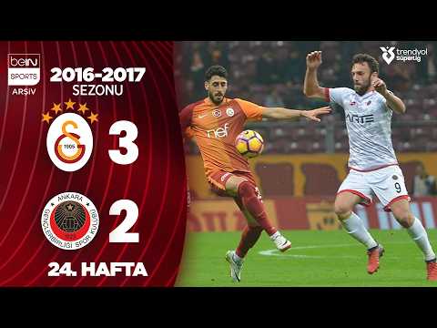 Galatasaray (3-2) Gençlerbirliği | MAÇ ÖZETİ | 24. Hafta - 2016/2017