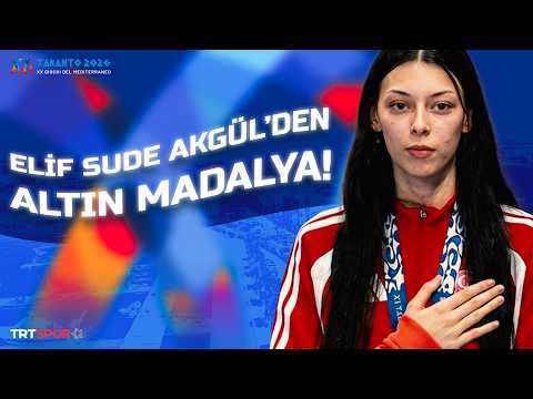 🇹🇷Elif Sude Akgül’den altın madalya! 🥇 | 2026 Akdeniz Oyunları